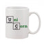 Generic Printed Ceramic Coffee Mug - 1 Pieces, White, 11oz