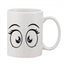 Generic Printed Ceramic Coffee Mug - 1 Pieces, White, 11oz