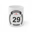 Generic Ceramic 29th Anniversary Printed Coffee Mug (Color: White, Capacity:330ml)