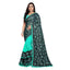 Generic Women's Lycra Blend Saree with Blouse (Rama, 5-6 Mtrs)