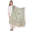 Generic Women's Art Silk Printed Dupatta (Grey, Length: 2.25 to 2.50 Mtr)