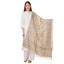 Generic Women's Art Silk Printed Dupatta (White, Length: 2.25 to 2.50 Mtr)