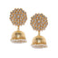 Generic Women's Rose Gold Plated Alloy Earrings (White)