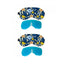 Generic Printed Polyester Eyemasks (Blue)
