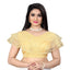 Generic Women's Nylon Diamond Work Readymade Blouse (Beige, Size: Free Size)