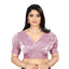 Generic Women's Organza Plain Readymade Blouse (Baby Pink, Size: Free Size)