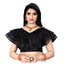 Generic Women's Nylon Diamond Work Readymade Blouse (Black, Size: Free Size)