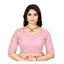Generic Women's Georgette Embroidery Readymade Blouse (L.Pink, Size: Free Size)