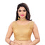 Generic Women's Satin Embroidery Readymade Blouse (Beige, Size: Free Size)
