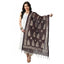 Generic Women's Cotton Printed Dupatta (Wine, Length: Free Size)