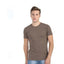 Generic Men's Casual Short Sleeves Cotton Round Neck T-shirt (Khaki)