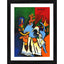 Generic Mother Teresa A Religion of Sympathy 1996 Painting With Wood Photo Frame (Multicolor)