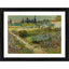 Generic Garden at Arles 1889 Painting With Wood Photo Frame (Multicolor)