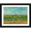 Generic Wheatfield with Partridge 1887 Painting With Wood Photo Frame (Multicolor)