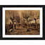 Generic Pollard Birches 1884 Painting With Wood Photo Frame (Multicolor)