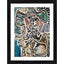 Generic Musketeer with Sword 1972 Painting With Wood Photo Frame (Multicolor)