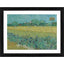 Generic Field with Irises near Arles 1888 Painting With Wood Photo Frame (Multicolor)