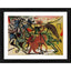 Generic Bullfight 5 Painting With Wood Photo Frame (Multicolor)