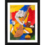Generic Ganesh and Veena Painting With Wood Photo Frame (Multicolor)