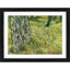 Generic Tree Trunks in the Grass 1890 Painting With Wood Photo Frame (Multicolor)