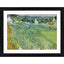 Generic Vineyards at Auvers 1889 Painting With Wood Photo Frame (Multicolor)