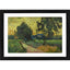 Generic Landscape at Twilight 1890 Painting With Wood Photo Frame (Multicolor)