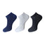 Generic 3_Pair Set Unisex Casual Cotton Solid Ankle Length Socks (Multicolor)