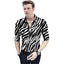 Generic Men's Casual Floral Printed Cotton Blend Unstitched Shirt Fabric 1.6 Mtrs (Black)