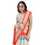 Generic Women's Crepe Digital Print Saree With Unstitched Blouse 5.5Mtr (Multicolor)