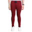 Generic Men's Casual Cotton Striped Full Length Track Pant (Maroon)