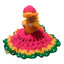 Generic Laddu Gopal Tharad Dress Size: 0 To 6 (Red-Yellow-Green)