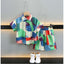 Generic Boy's Lycra Blend Printed Short Sleeve Shirt and Shorts Set (MultiColor)