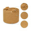 Generic Cotton Brown Basket Inch Pack of 1 Storage Basket For Clothes (Brown)