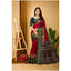 Generic Women's Soft Dola Cotton Kalamkari Printed Saree With Unstitched Blouse 5.5Mtr (Red)