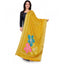 Generic Women's chanderi silk Printed Dupatta (Yellow, Length: 2 Mtr)
