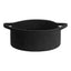Generic Cotton 8x3 Inch Round Bedside Organizer (Black)