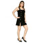 Generic Women's Casual Denim Sleeveless Dress (Black)