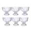 Generic Unbreakable Plastic Dessert And Ice Cream Bowls – Set of 6 for Serving Salad, Fruits And More (Color: Assorted )