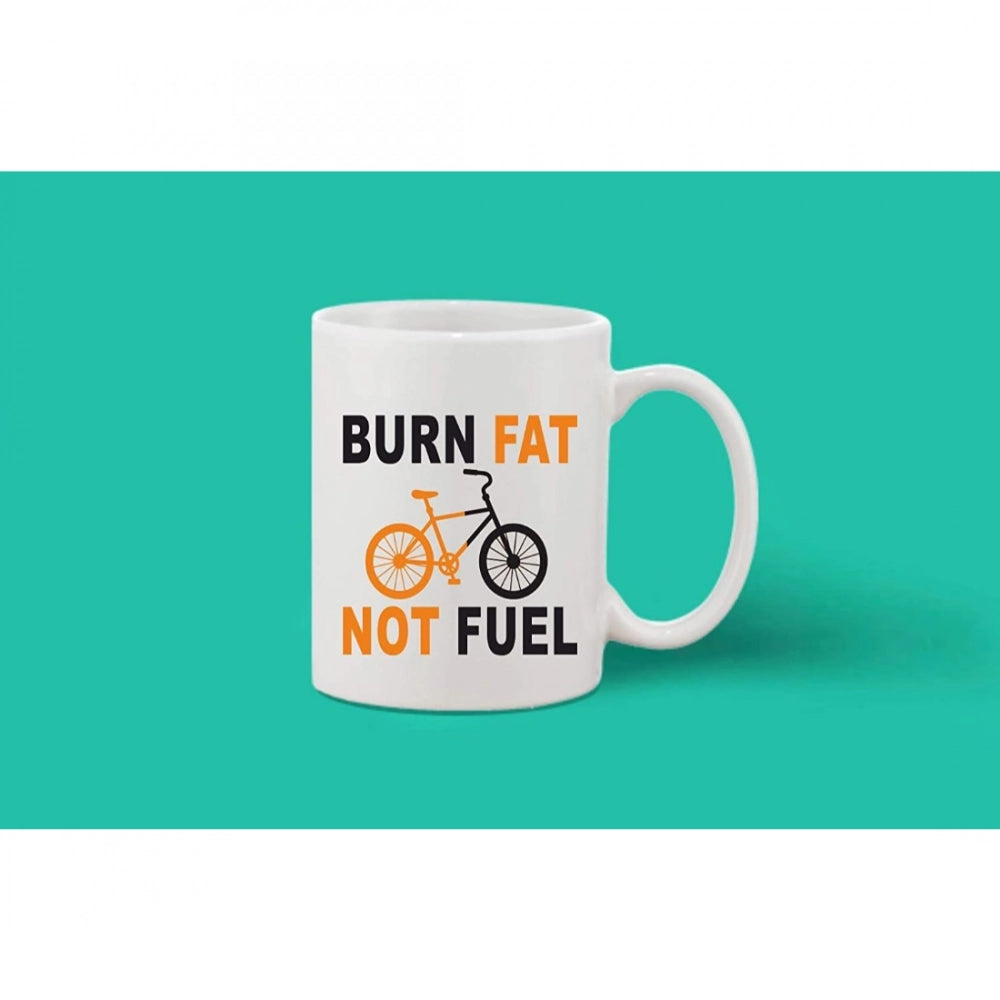 Generic Printed Ceramic Coffee Mug - 1 Pieces, White, 11oz Secondary image