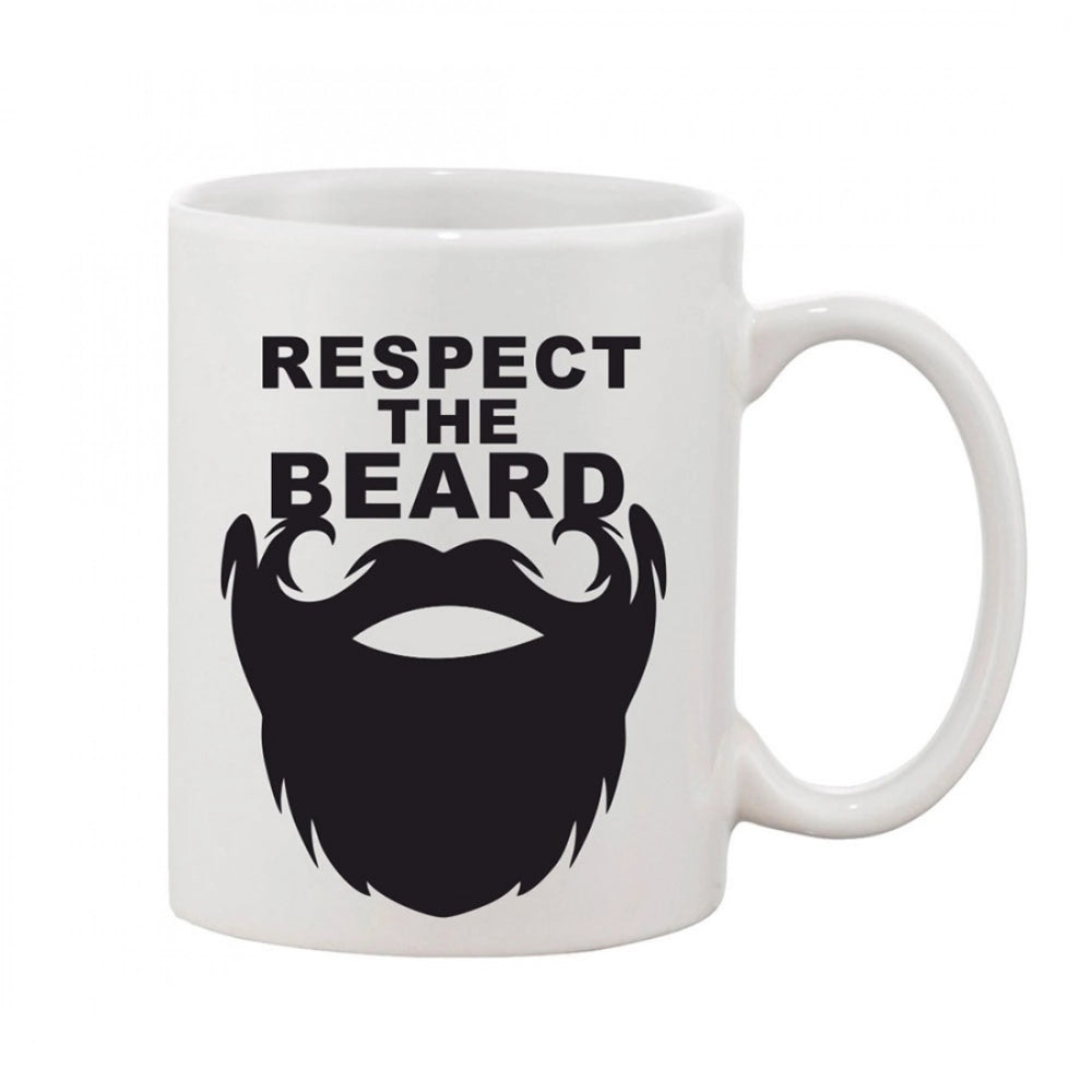 Generic Printed Ceramic Coffee Mug - 1 Pieces, White, 11oz Main image