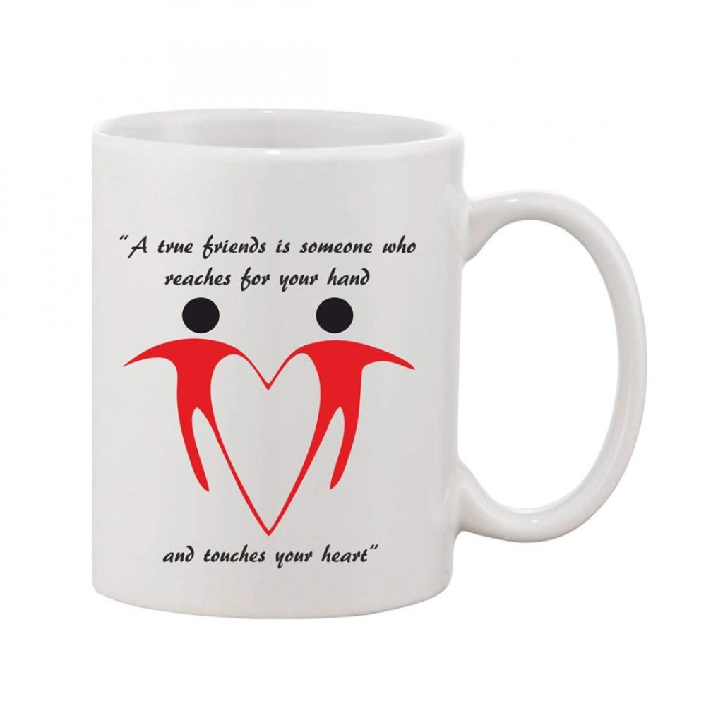 Generic Printed Ceramic Coffee Mug - 1 Pieces, White, 11oz Main image