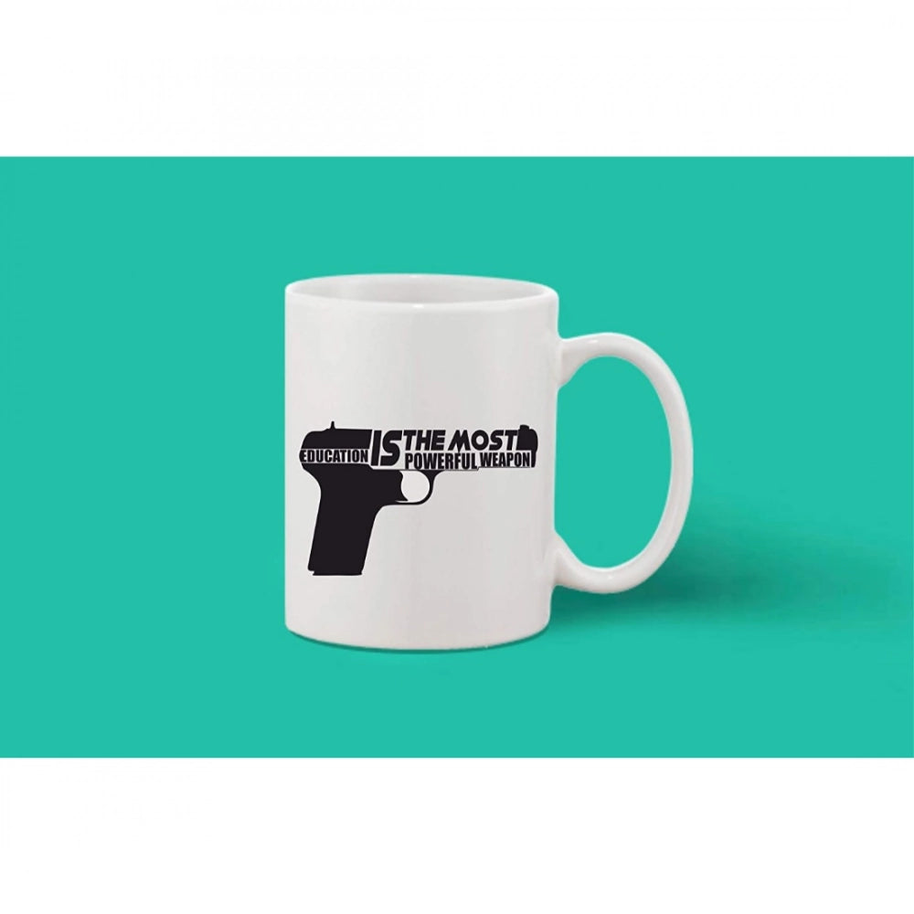 Generic Printed Ceramic Coffee Mug - 1 Pieces, White, 11oz Secondary image