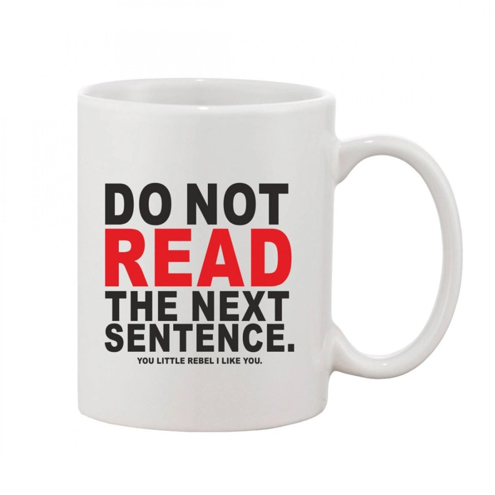 Generic Printed Ceramic Coffee Mug - 1 Pieces, White, 11oz Main image