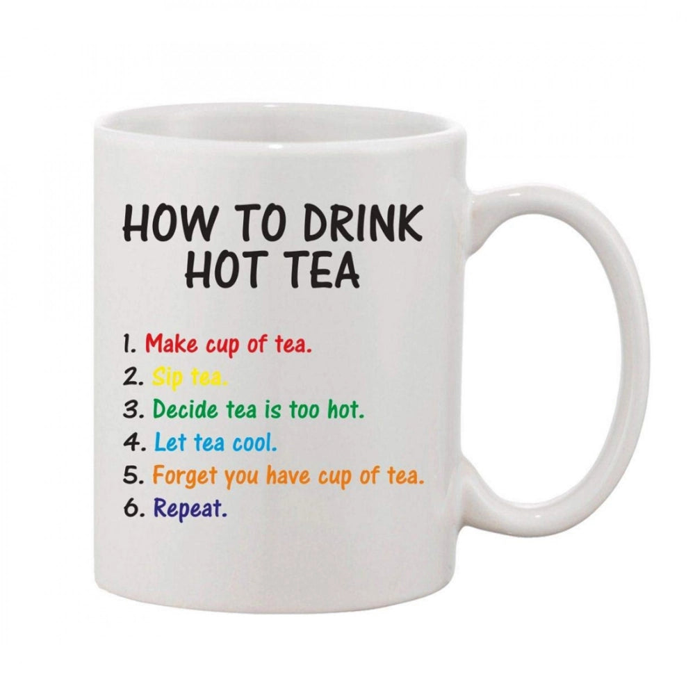 Generic Printed Ceramic Coffee Mug - 1 Pieces, White, 11oz Main image