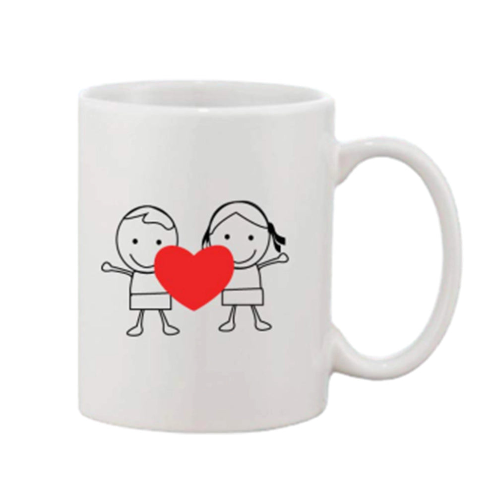 Generic Printed Ceramic Coffee Mug - 1 Pieces, White, 11oz Main image