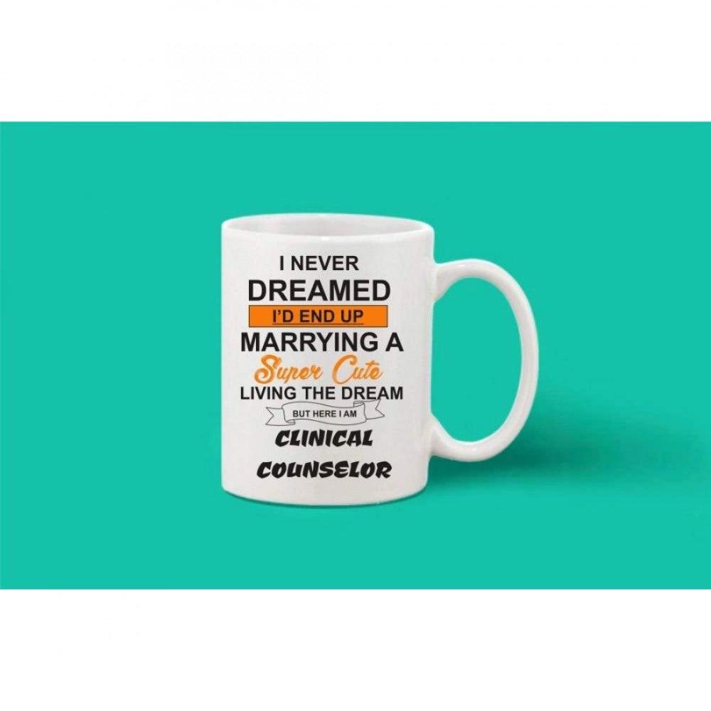Generic Printed Ceramic Coffee Mug - 1 Pieces, White, 11oz Secondary image