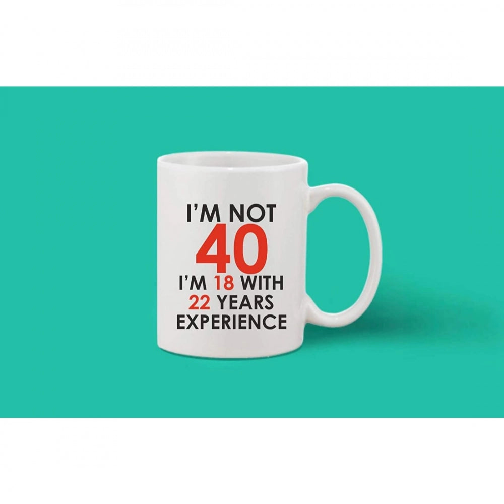 Generic Printed Ceramic Coffee Mug - 1 Pieces, White, 11oz Secondary image