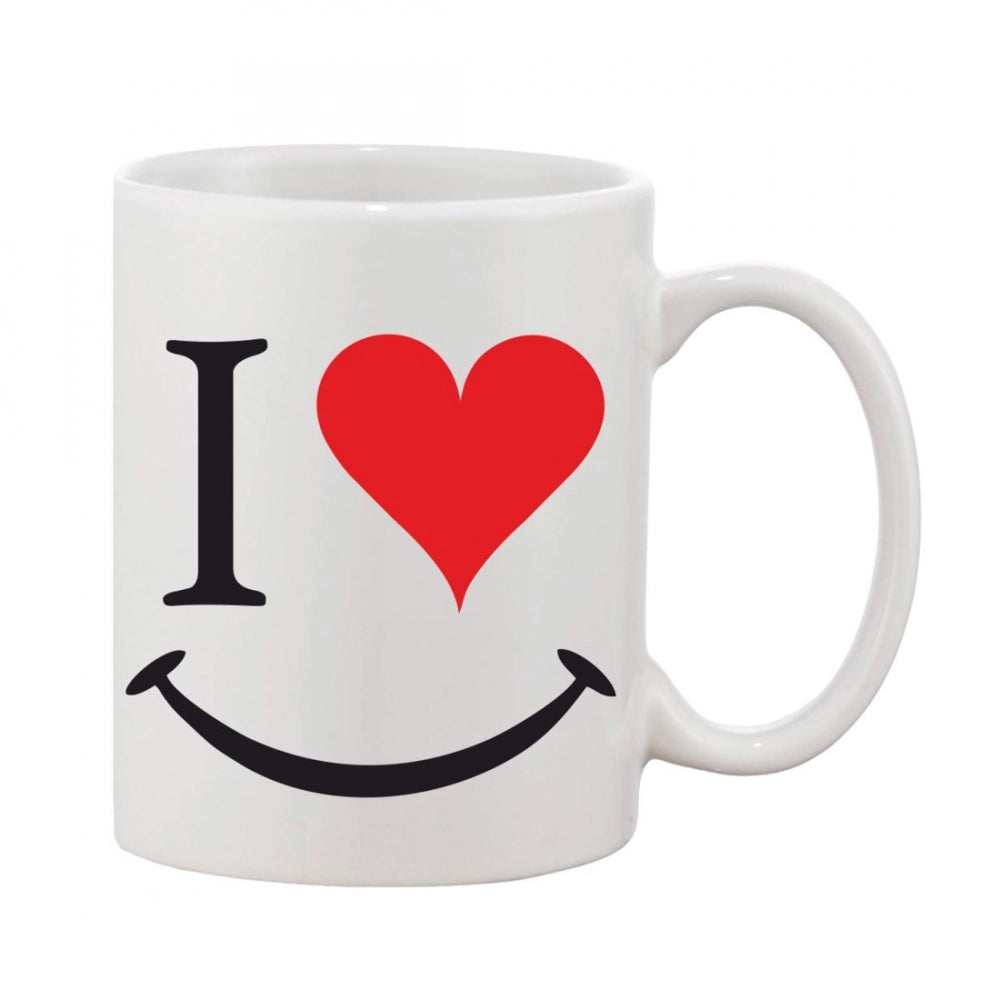 Generic Printed Ceramic Coffee Mug - 1 Pieces, White, 11oz Main image