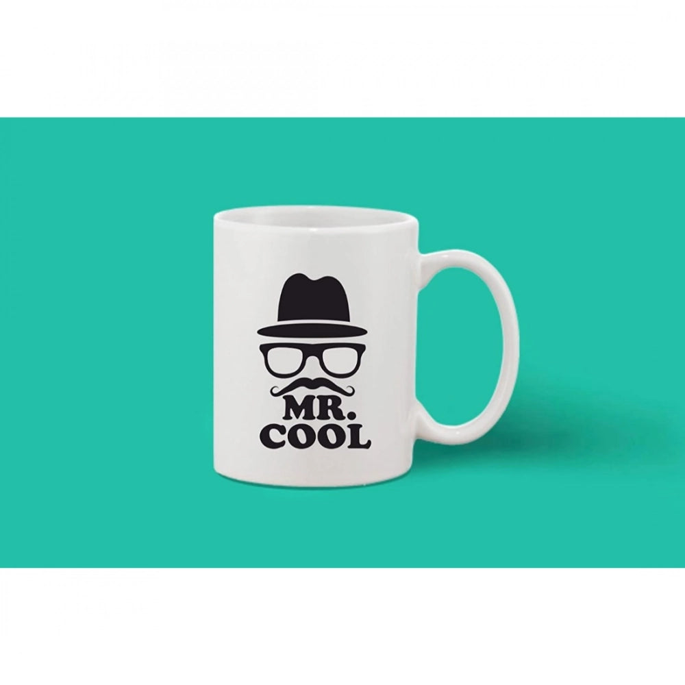 Generic Printed Ceramic Coffee Mug - 1 Pieces, White, 11oz Secondary image