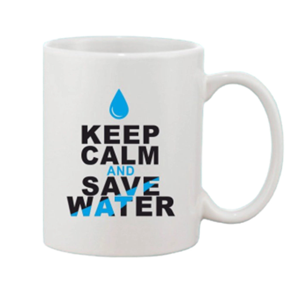 Generic Printed Ceramic Coffee Mug - 1 Pieces, White, 11oz Main image